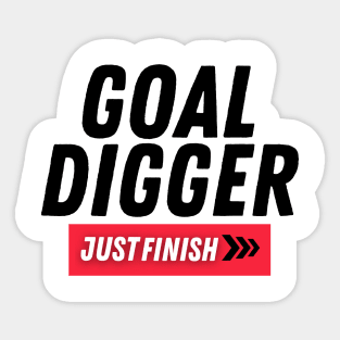 The Goal Digger Collection Sticker